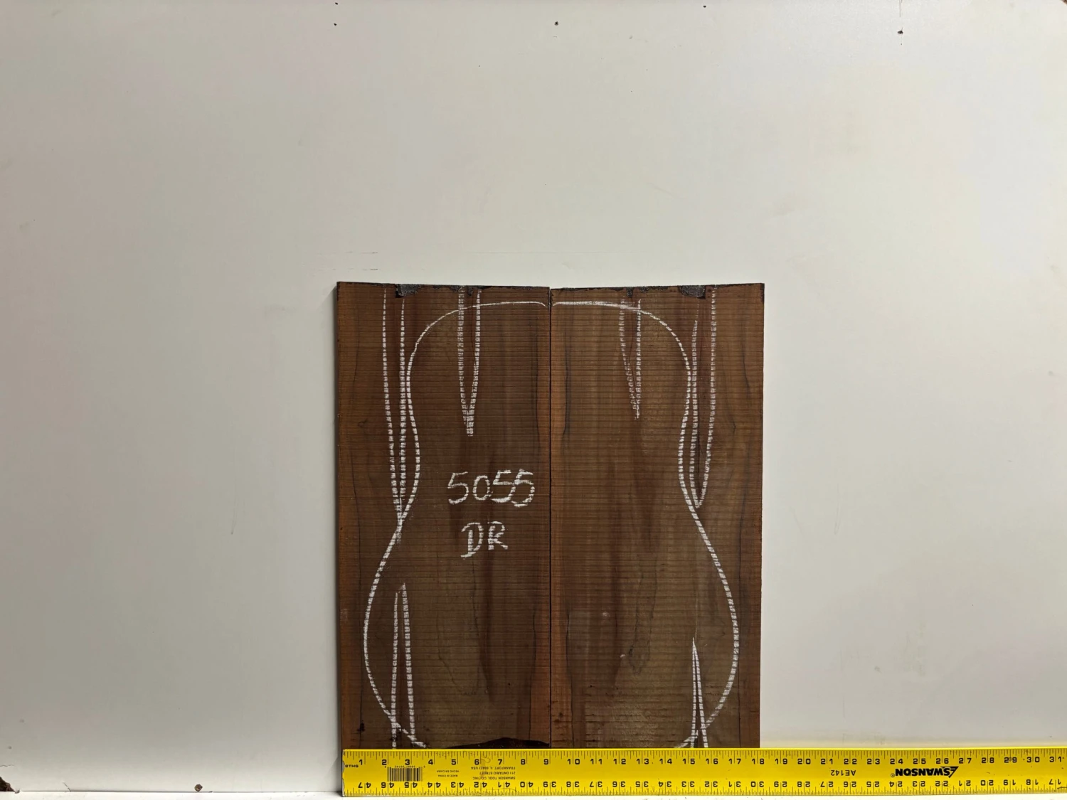 Madagascar Rosewood Dreadnought Guitar Back And Side Seconds Set #5055 - Image 2