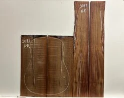 Madagascar Rosewood Dreadnought Guitar Back And Side Seconds Set #5077