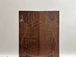 Madagascar Rosewood Dreadnought Guitar Back Set- 21-1/2" X 9" X 3/16" (Seconds) #111