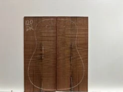 Madagascar Rosewood Dreadnought Guitar Back Set- 21-1/2" X 9" X 3/16" (Seconds) #120