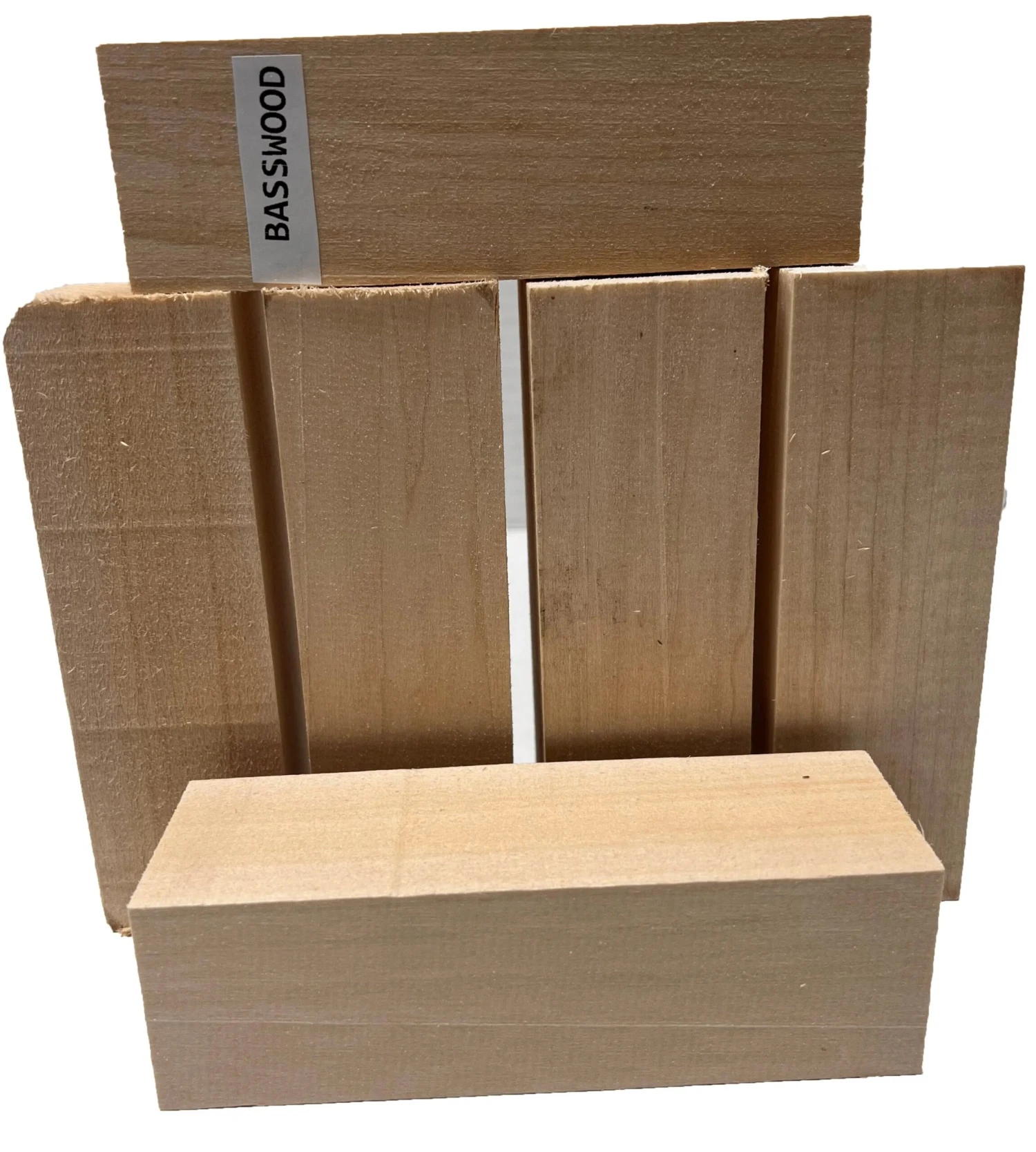 Basswood For Carving | Best Whittling Wood (Pack Of 6) 3" X 3" X 6" - Image 3