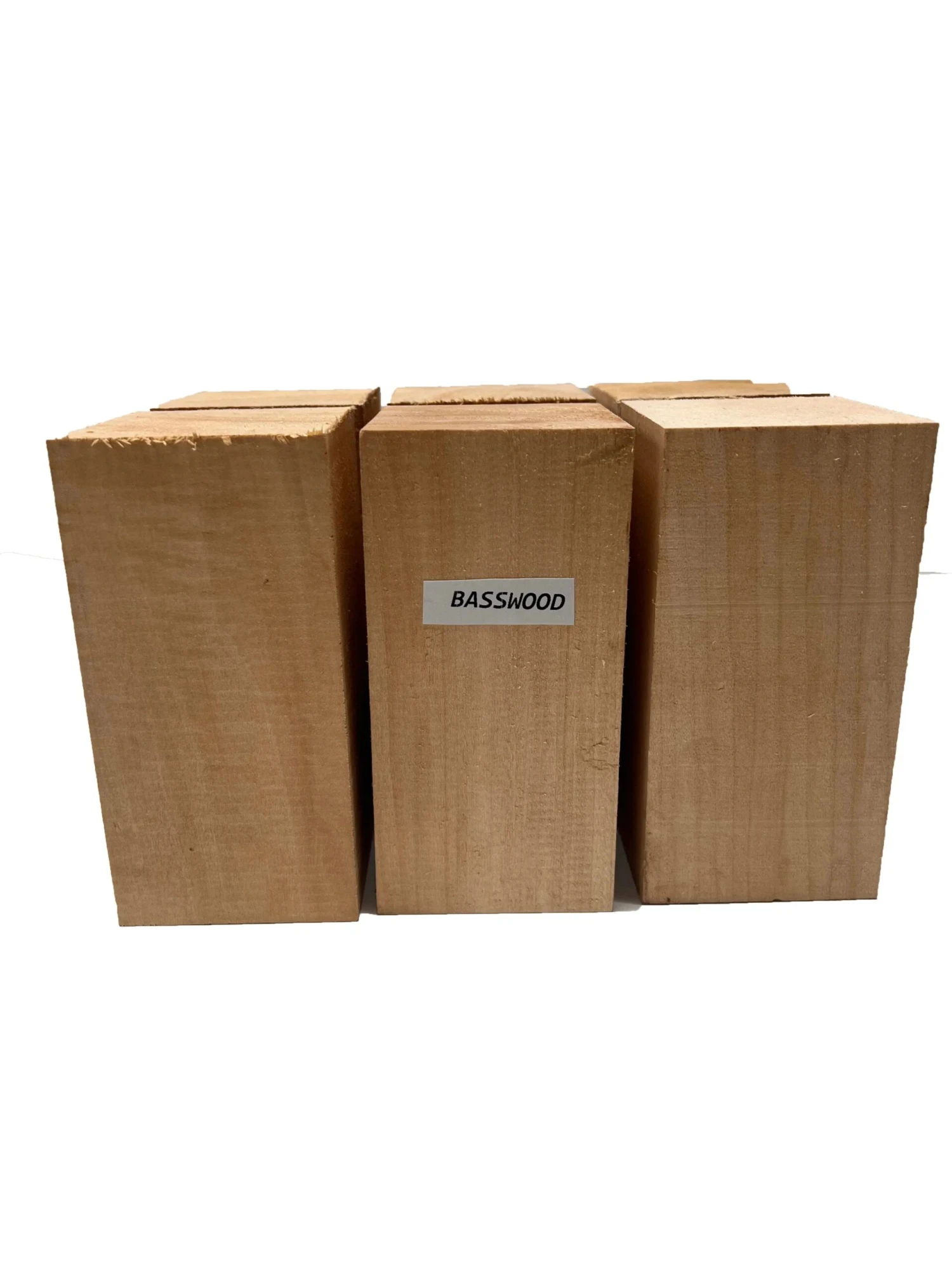 Basswood For Carving | Best Whittling Wood (Pack Of 6) 3" X 3" X 6" - Image 6