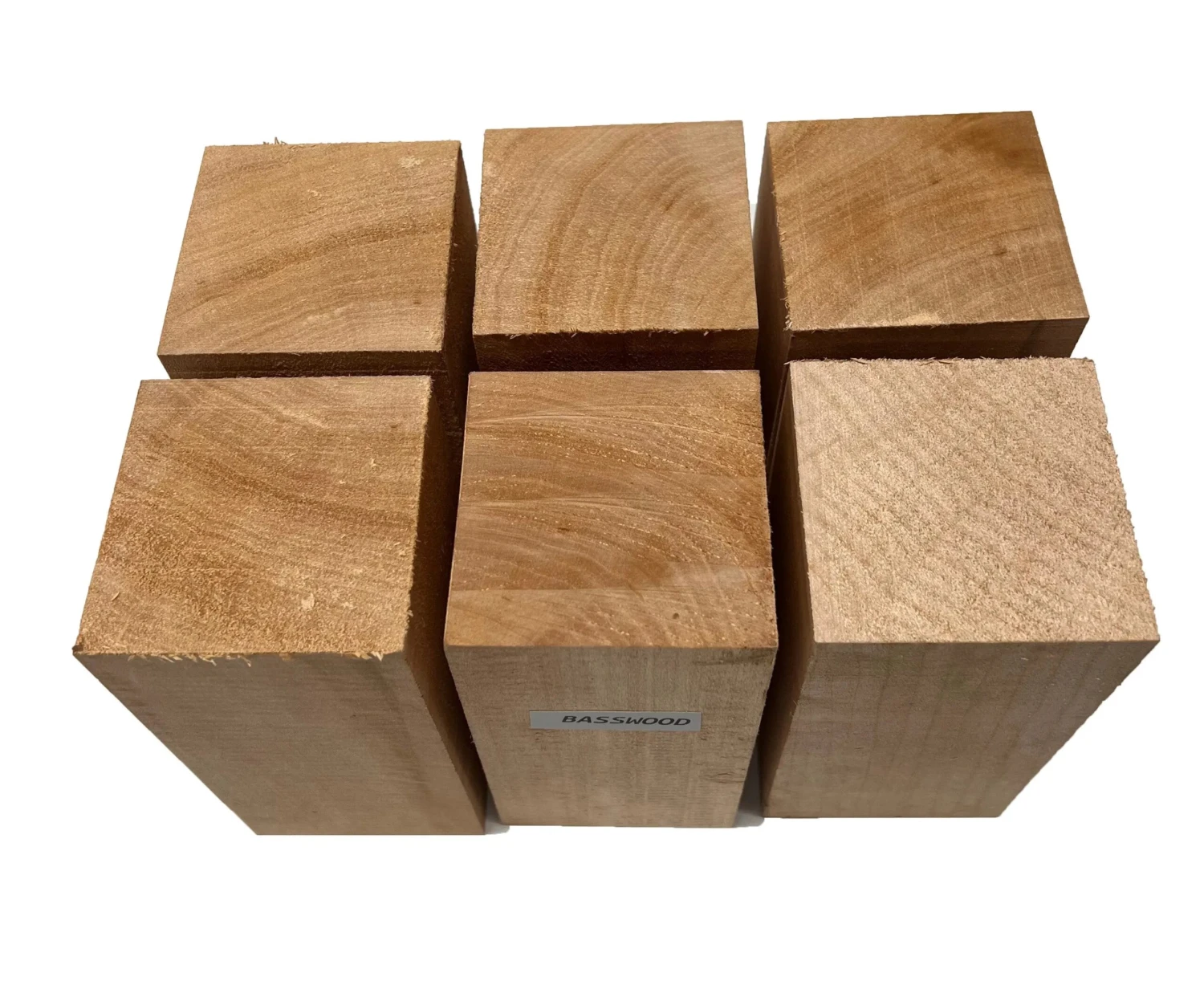 Basswood For Carving | Best Whittling Wood (Pack Of 6) 3" X 3" X 6" - Image 7