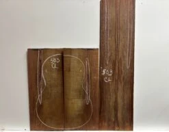 Madagascar Rosewood Classical Guitar Back And Side Seconds Set #503