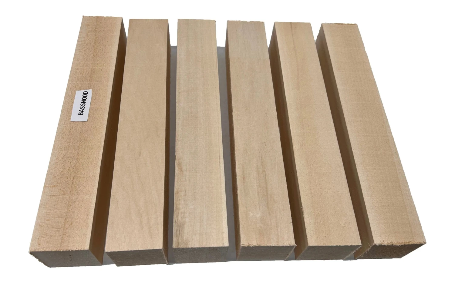 Large Basswood Whittling | Wood Carving Blocks (Pack Of 6) 2" X 2" X 12" - Image 2