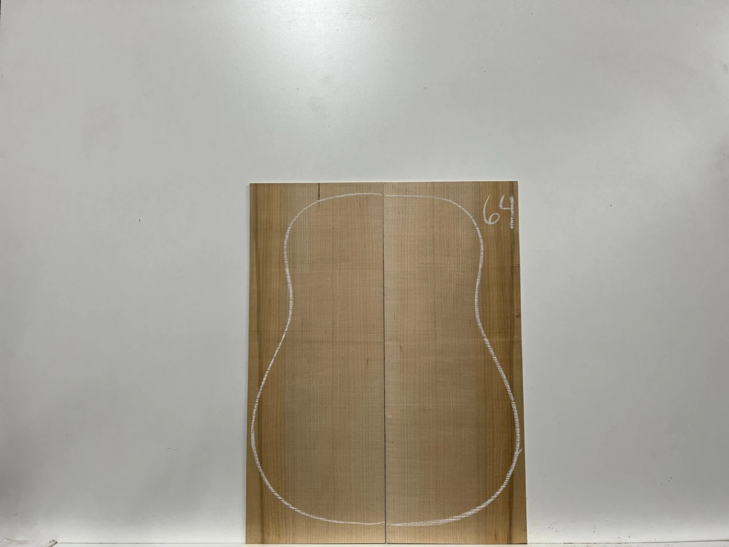 Flame Hard Maple Dreadnought Guitar Back & Side Set #64 - Image 7