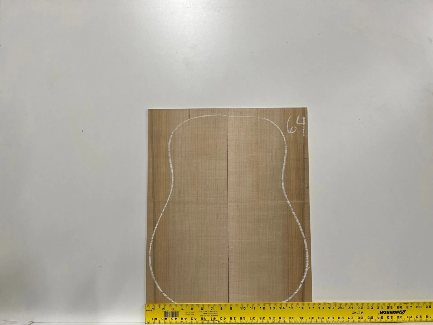 Flame Hard Maple Dreadnought Guitar Back & Side Set #64 - Image 2