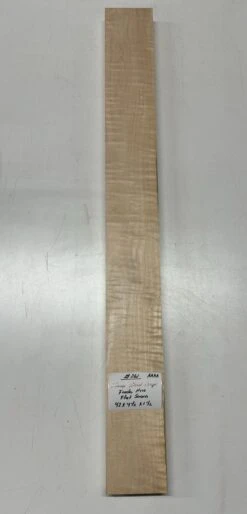 Fender Flame Maple Guitar Neck Blank - AAAA Grade (Flat Sawn) #261