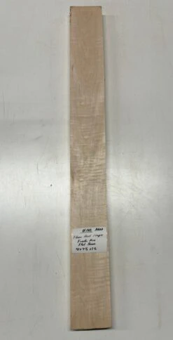 Fender Flame Maple Guitar Neck Blank - AAAA Grade (Flat Sawn) #268