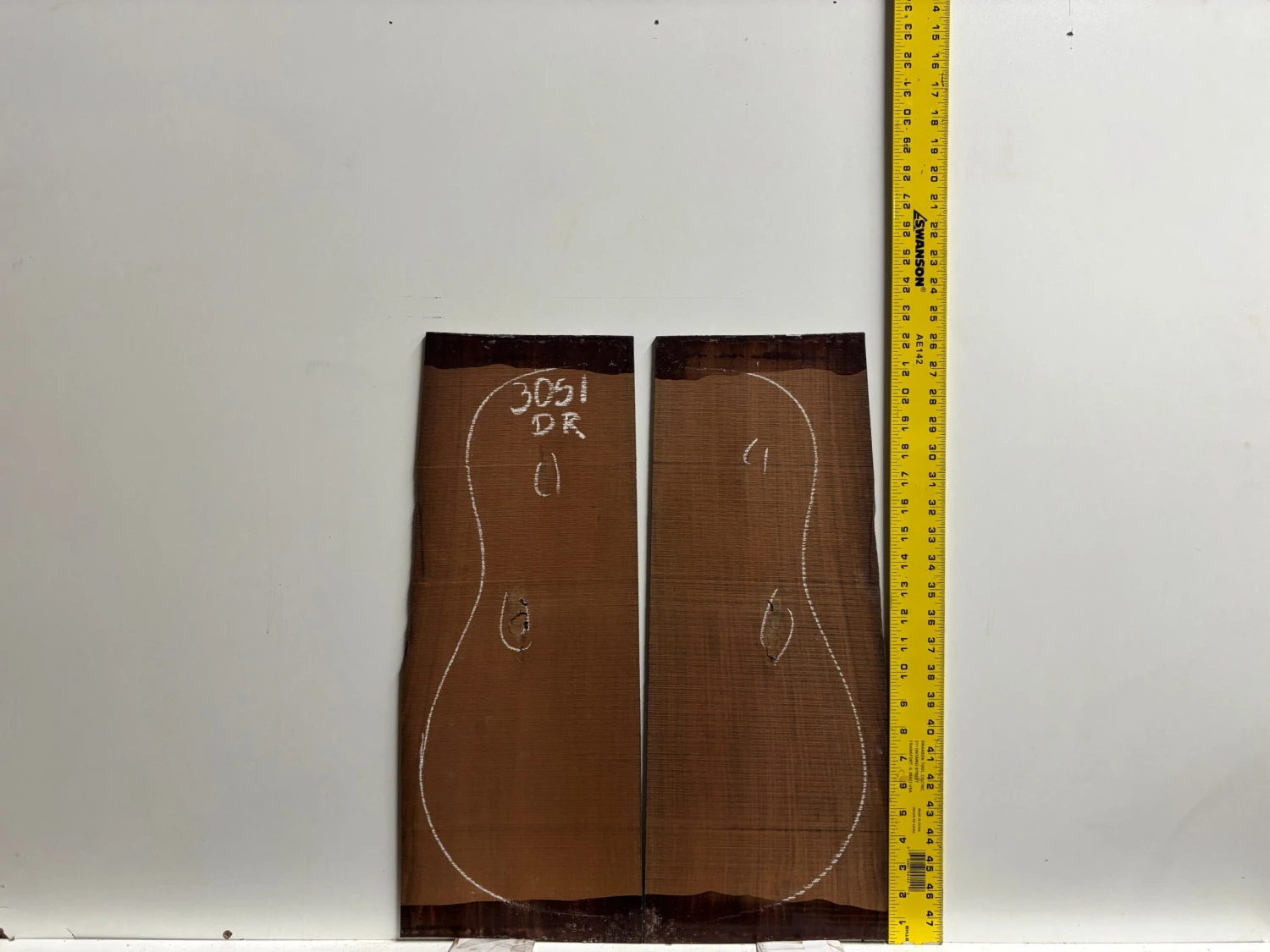 Amazon Rosewood Dreadnought Guitar Back And Side Seconds Set #3051 - Image 5