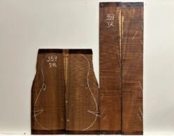 Amazon Rosewood Dreadnought Guitar Back And Side Seconds Set #357