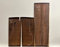 Amazon Rosewood Dreadnought Guitar Back And Side Seconds Set #364