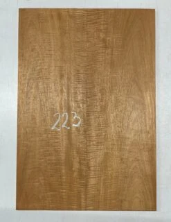 Eagle Flame Figured Mahogany Guitar Drop Top - 21" X 7-1/4" X 3/8" #223