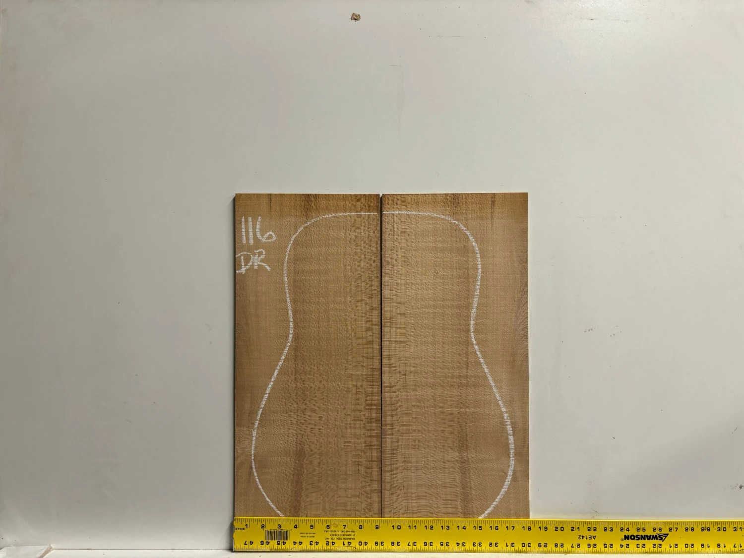 Lacewood Dreadnought Guitar Back & Side Set #116 - Image 2
