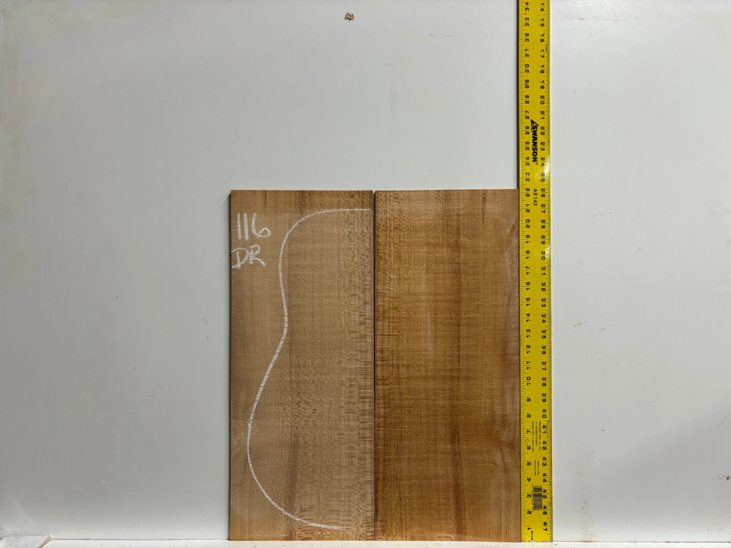 Lacewood Dreadnought Guitar Back & Side Set #116 - Image 3