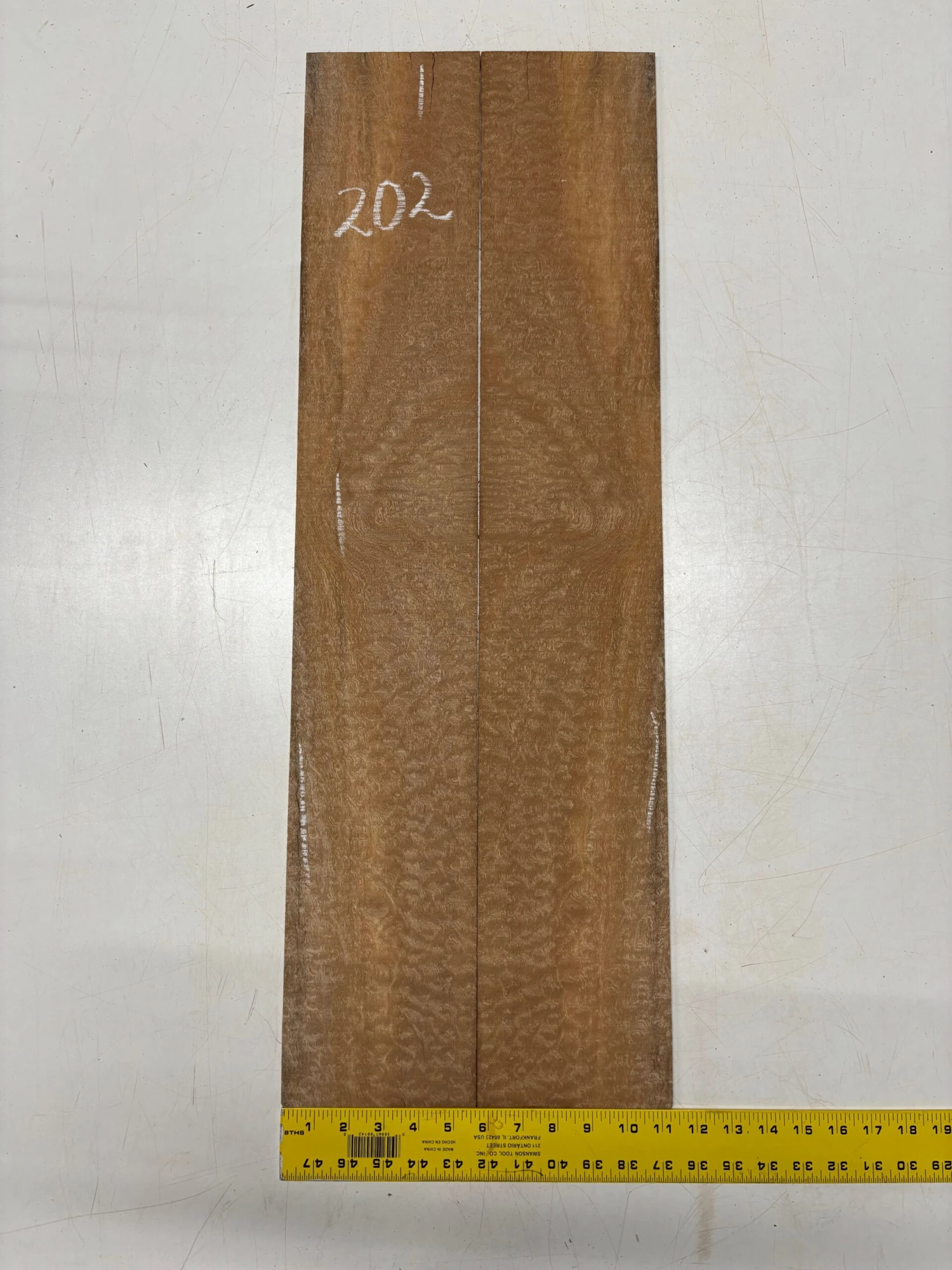 Quilted Sapele Dreadnought Guitar Back And Side Seconds Set #202 - Image 5