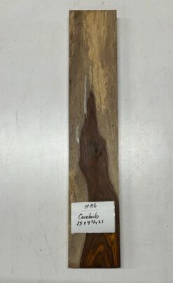 Cocobolo Lumber Board 25" X 4-3/4" X 1" #06