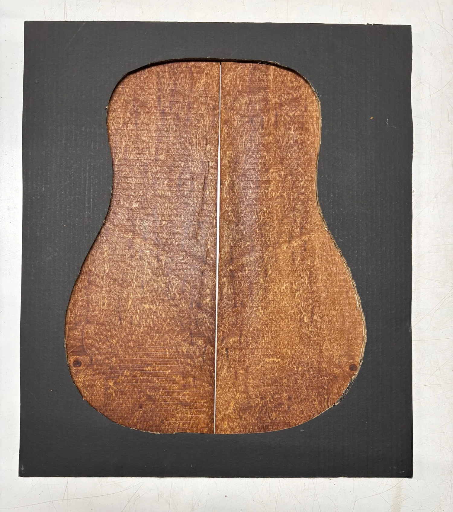 Quilted Sapele Dreadnought Guitar Back And Side Seconds Set #210 - Image 4