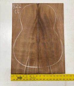 Quilted Sapele Classical Guitar Back Set- Seconds #522