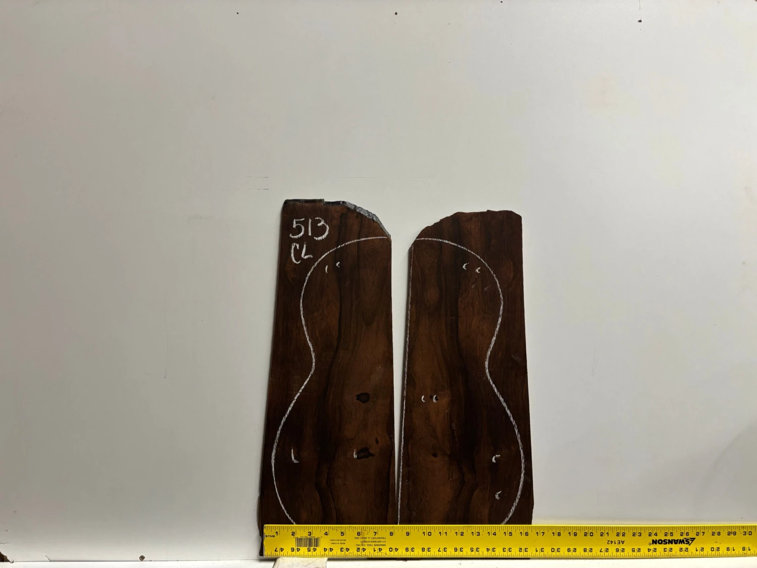 Madagascar Rosewood Classical Guitar Back And Side Seconds Set #513 - Image 2
