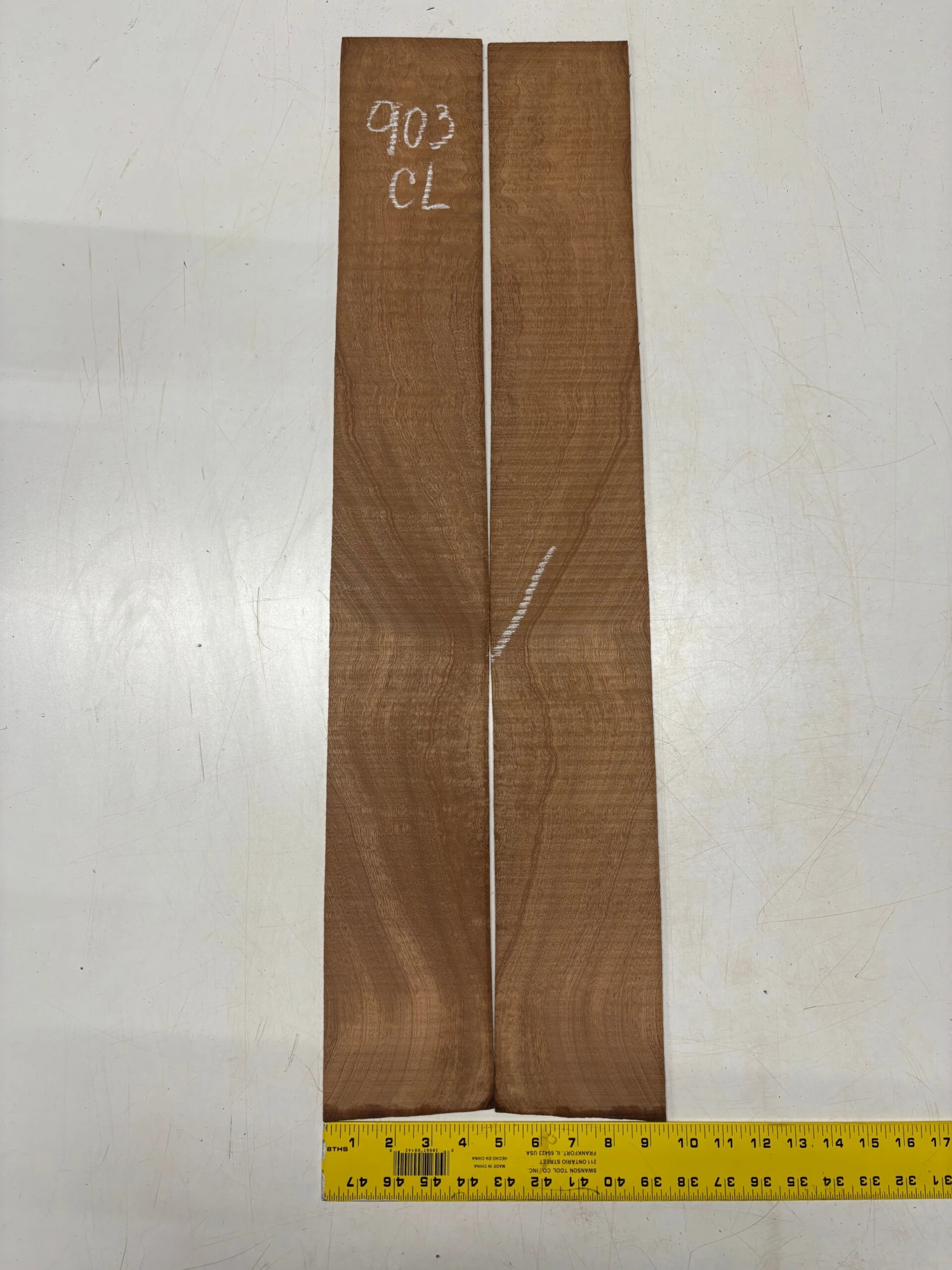 Quilted Sapele Classical Guitar Side Set- Seconds #903