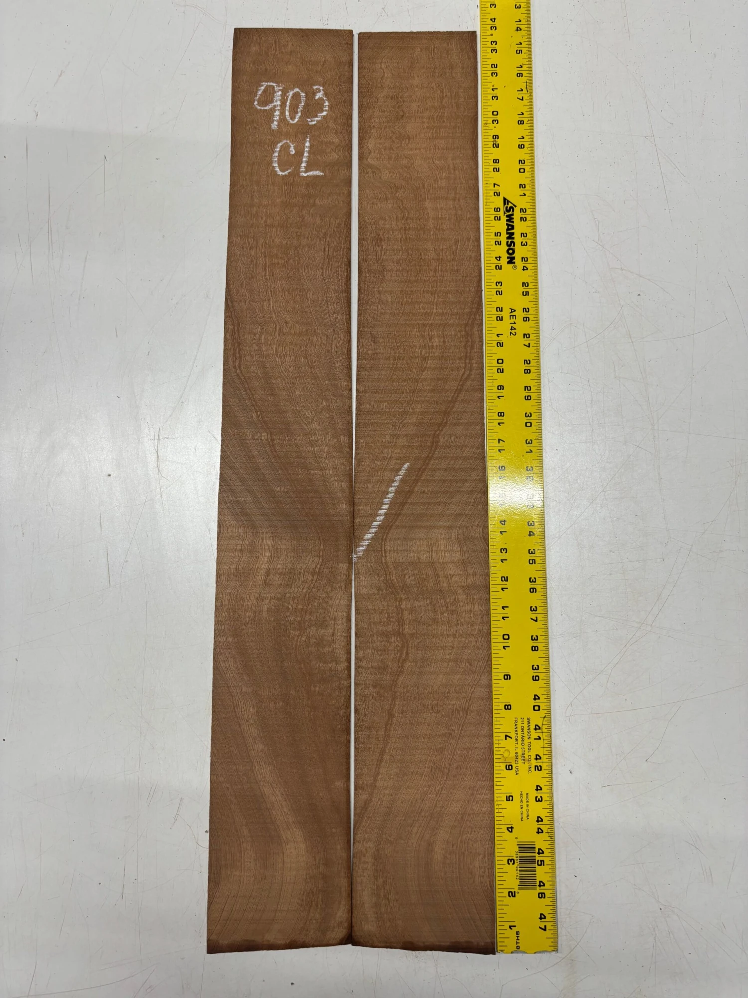 Quilted Sapele Classical Guitar Side Set- Seconds #903 - Image 2