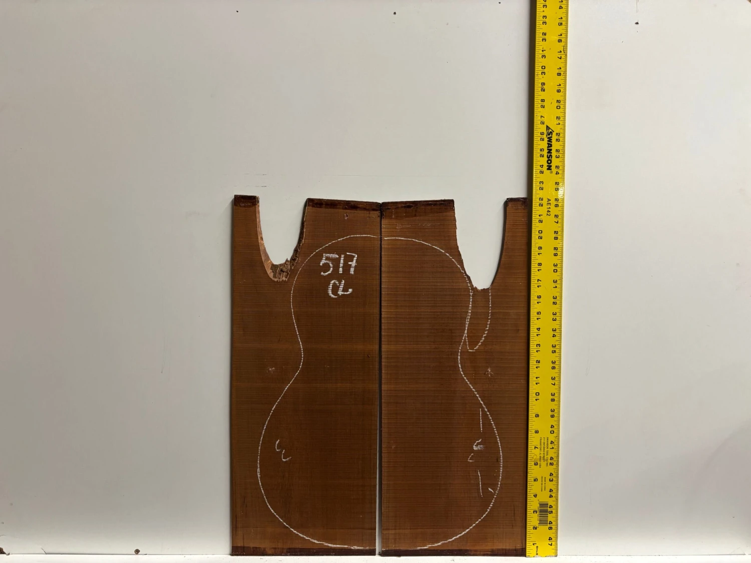 Madagascar Rosewood Classical Guitar Back And Side Seconds Set #517 - Image 3