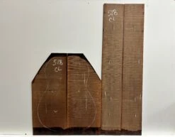 Madagascar Rosewood Classical Guitar Back And Side Seconds Set #518