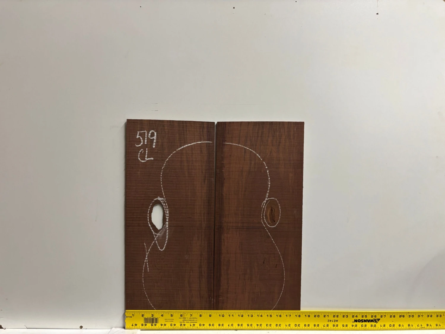 Madagascar Rosewood Classical Guitar Back And Side Seconds Set #519 - Image 2