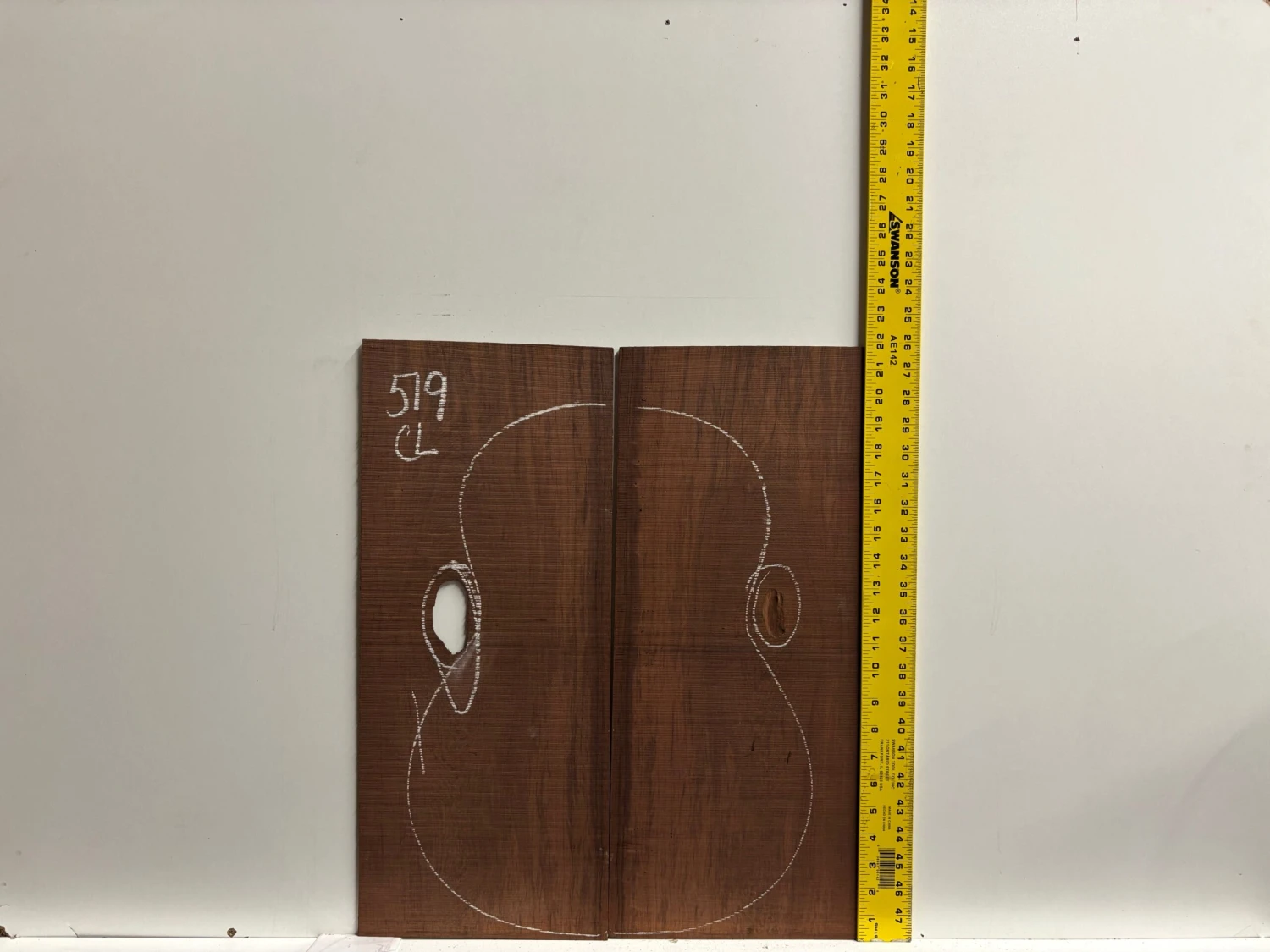 Madagascar Rosewood Classical Guitar Back And Side Seconds Set #519 - Image 3