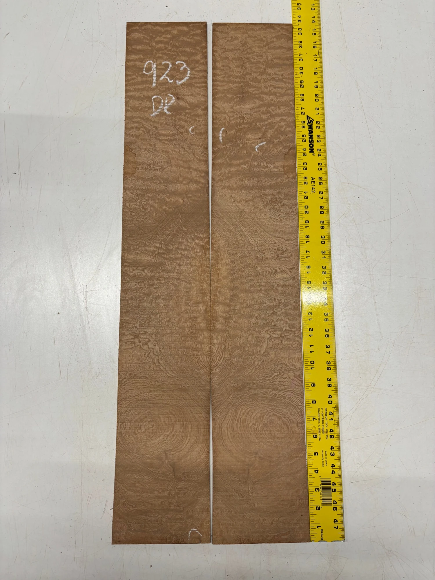 Quilted Sapele Dreadnought Guitar Side Set- Seconds #923 - Image 2