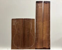 Madagascar Rosewood Classical Guitar Back And Side Seconds Set #521