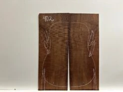 Madagascar Rosewood Dreadnought/Jumbo Guitar Back Set- 24" X 9" X 1/8" (Seconds) #402