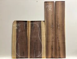 Santos Rosewood Dreadnought Guitar Back And Side Seconds Set #2005