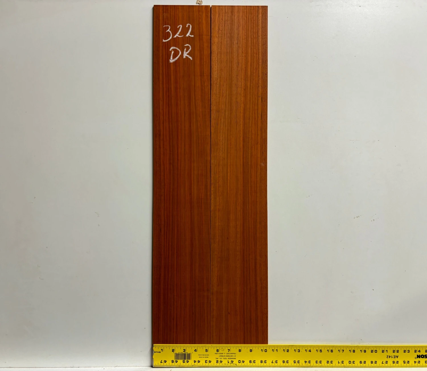 African Padauk Dreadnought Guitar Back And Side Set #322 - Image 5