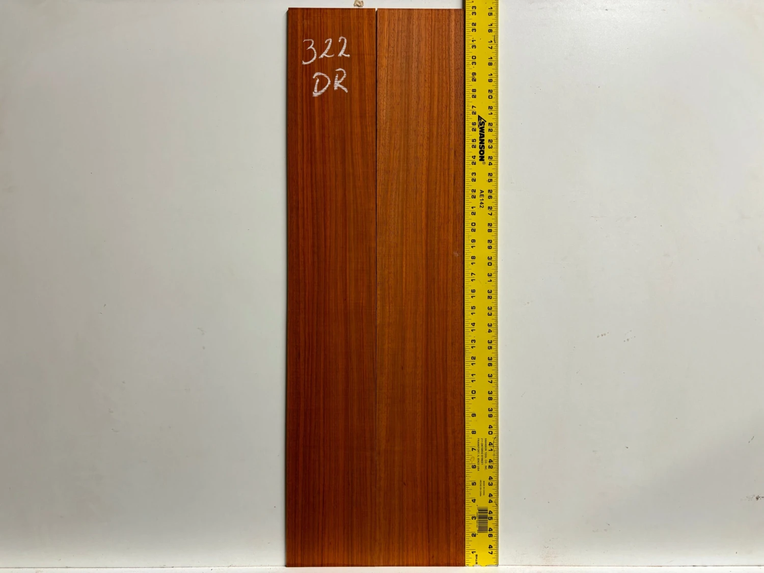 African Padauk Dreadnought Guitar Back And Side Set #322 - Image 3