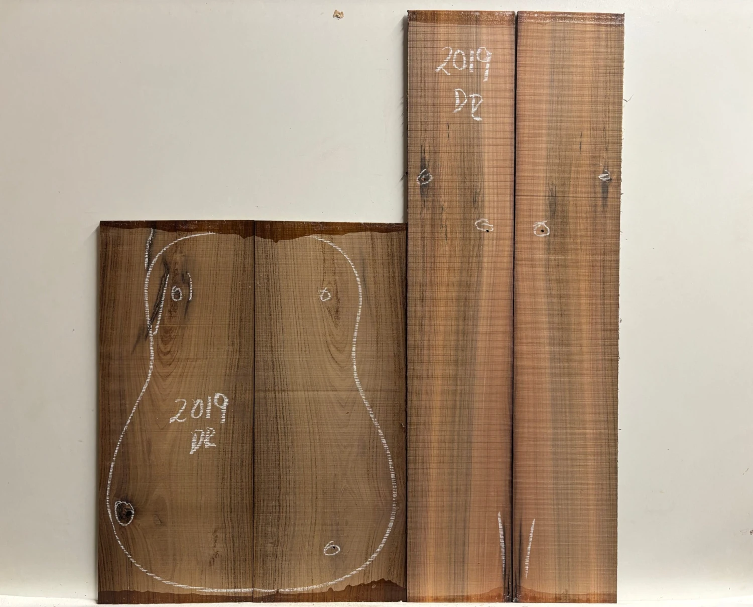 Santos Rosewood Dreadnought Guitar Back And Side Seconds Set #2019