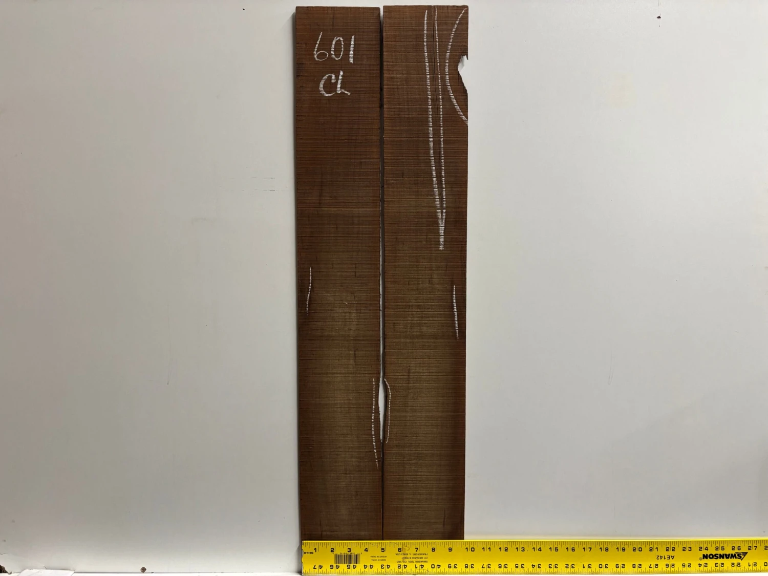 Madagascar Rosewood Classical Guitar Side Set- 33" X 4-1/2" X 1/8" (Seconds) #601 - Image 3