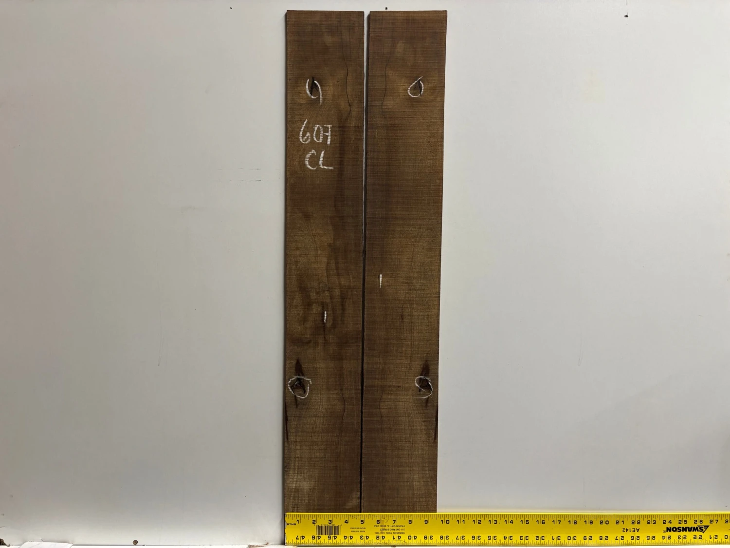 Madagascar Rosewood Classical Guitar Side Set- 33" X 4-1/2" X 1/8" (Seconds) #607 - Image 2