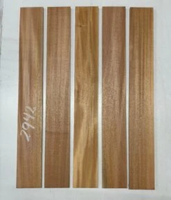 5 Pack, Honduran Mahogany Thin Stock Lumber 30"x 3-7/8"x 3/8" #2942