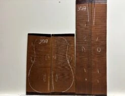 Amazon Rosewood Dreadnought Guitar Back And Side Seconds Set #3017