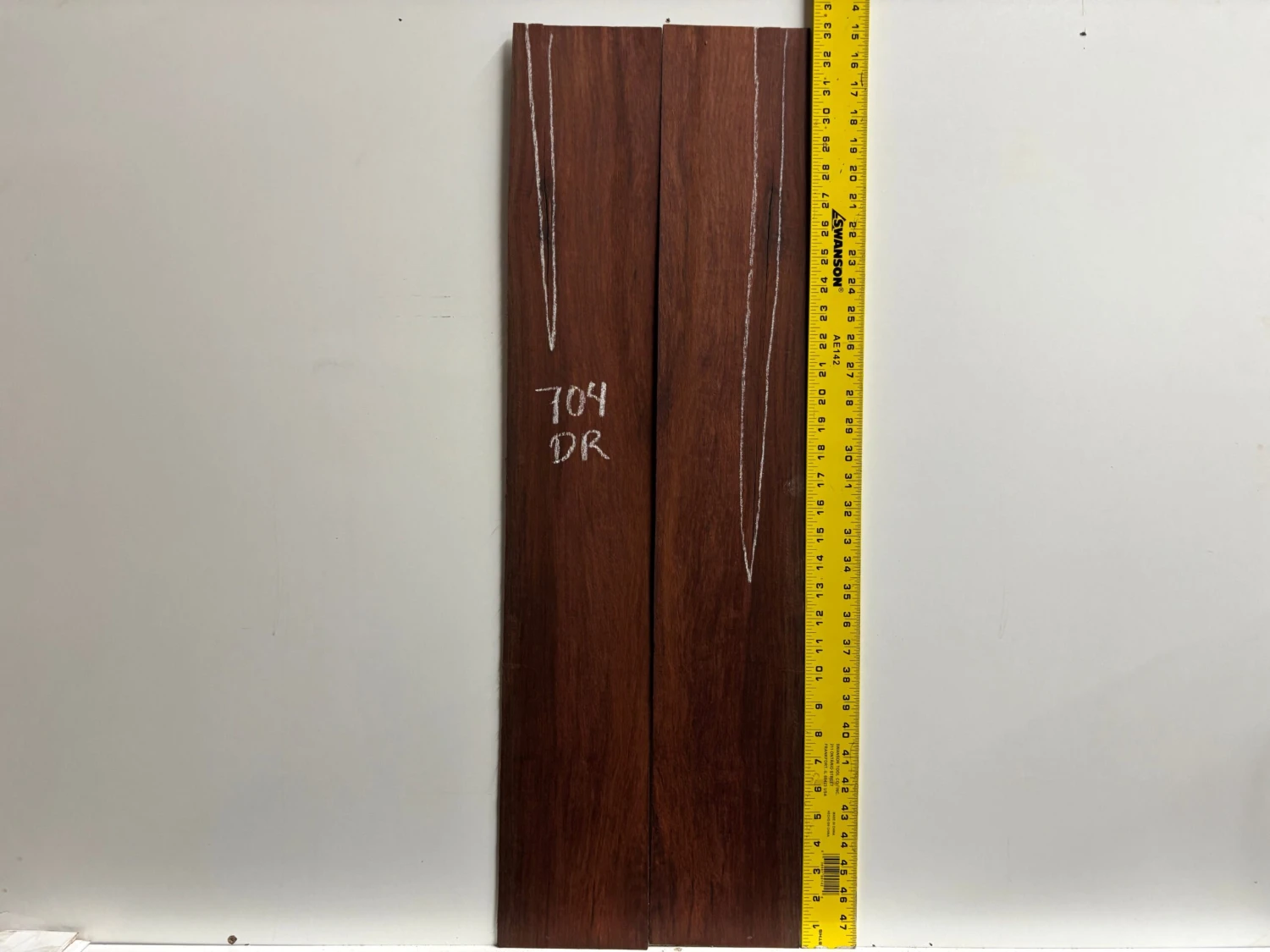 Madagascar Rosewood Dreadnought Guitar Side Set- 34" X 5-1/4" X 1/8" (Seconds) #704 - Image 3