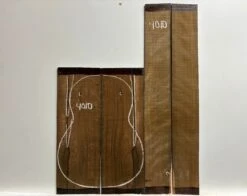 Malaysian Blackwood Classical Guitar Back And Side Seconds Set #4010