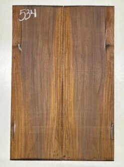 Rare Tiger Striped Rosewood Guitar Drop Top - 22-1/2" X 7-1/4" X 3/8" #534