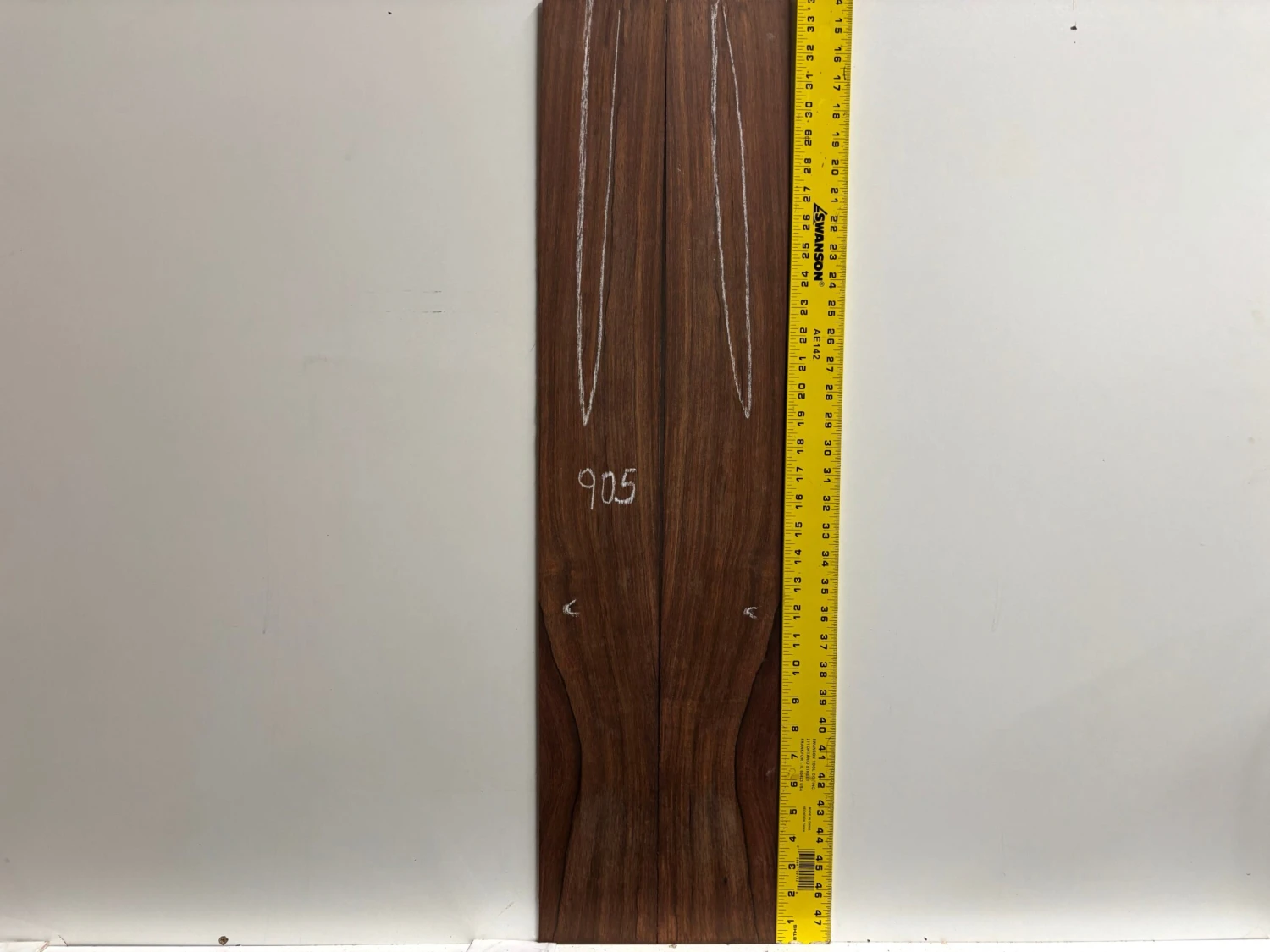 Madagascar Rosewood Parlor Guitar Back And Side Seconds Set #905 - Image 5