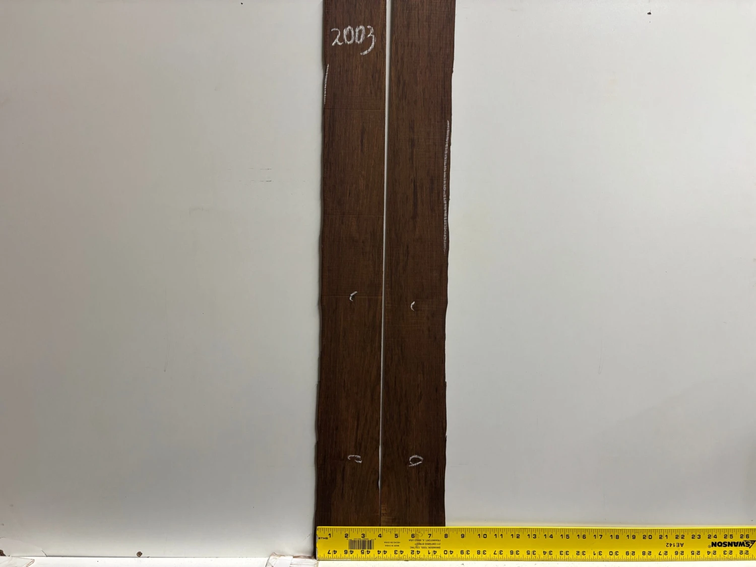 Madagascar Rosewood Parlor Guitar Side Set (Seconds) #2003 - Image 2