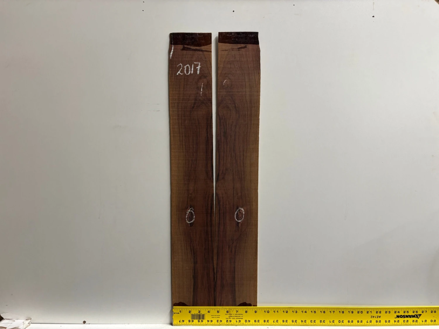 Madagascar Rosewood Parlor Guitar Side Set (Seconds) #2017 - Image 2