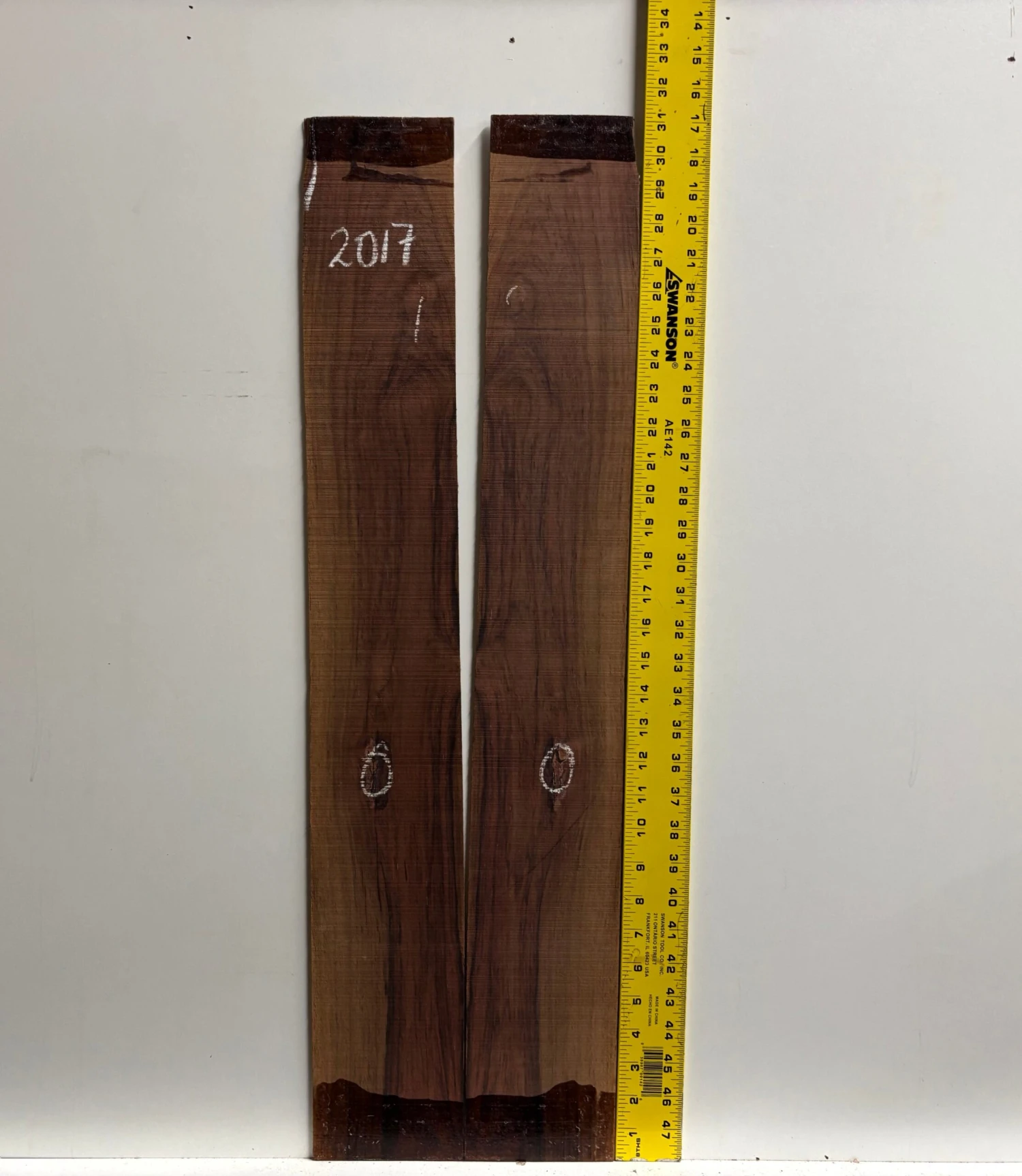Madagascar Rosewood Parlor Guitar Side Set (Seconds) #2017 - Image 3