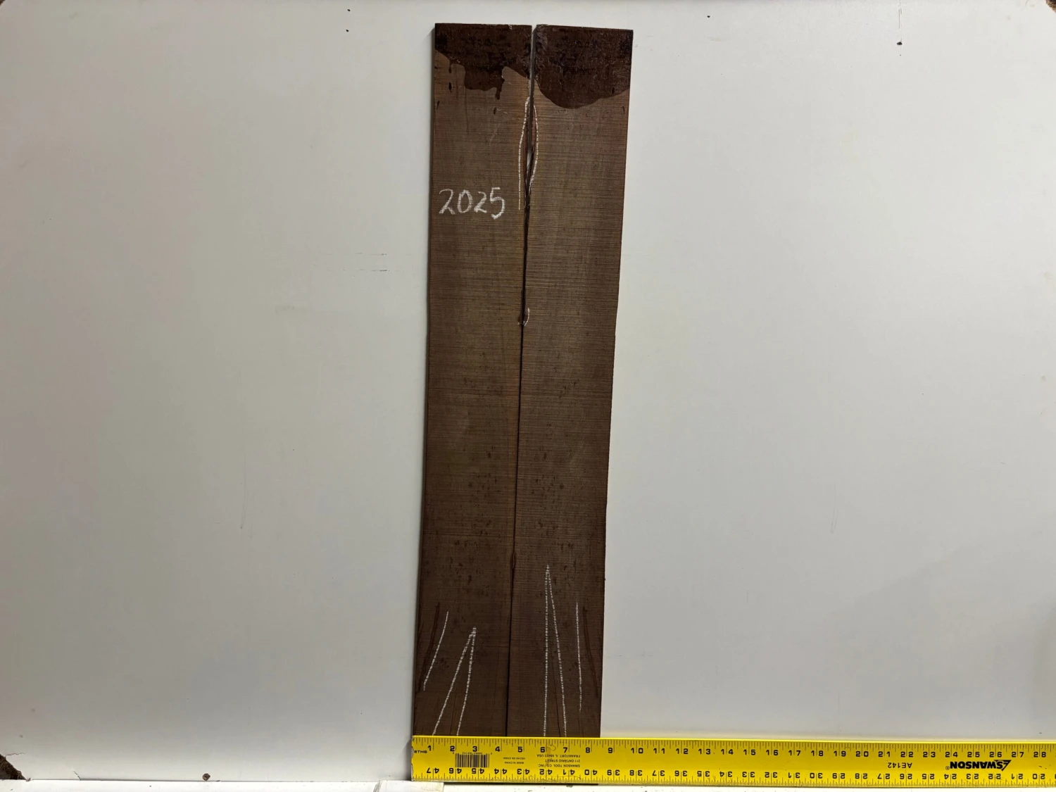 Madagascar Rosewood Parlor Guitar Side Set (Seconds) #2025 - Image 2