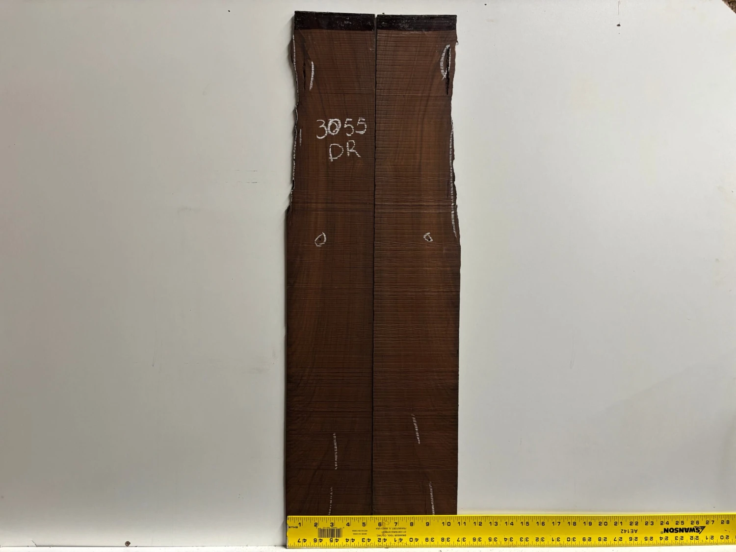 Amazon Rosewood Dreadnought Guitar Back And Side Seconds Set #3055 - Image 4